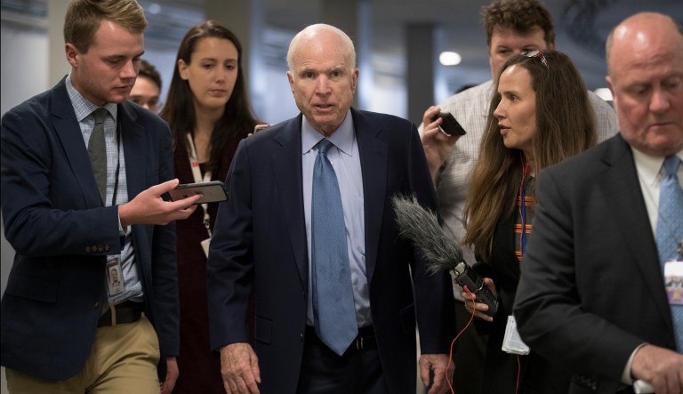 The briefing occurred behind closed doors and was also delivered to the House Armed Services Committee. (AP Photo/J. Scott Applewhite)