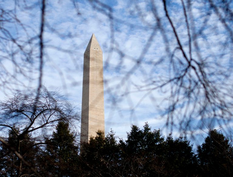 The National Park Service plans to remodel the Washington Monument's elevator system that could require a closure lasting as long as nine months. (AP Photo)