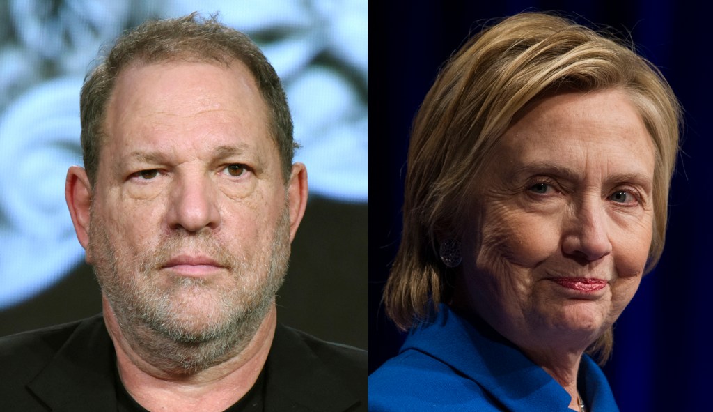 Media swarm Hillary Clinton over silence on Harvey Weinstein