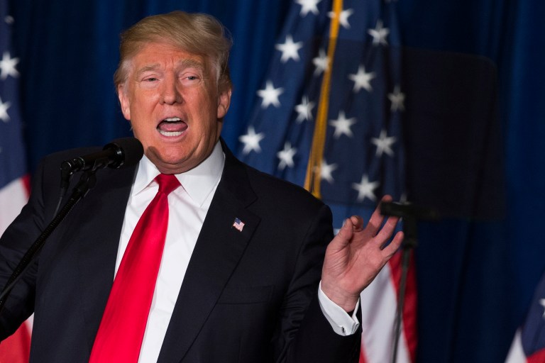 In April, President Obama said he has to routinely respond to foreign leaders who are concerned about statements from Donald Trump. (AP Photo/Evan Vucci)