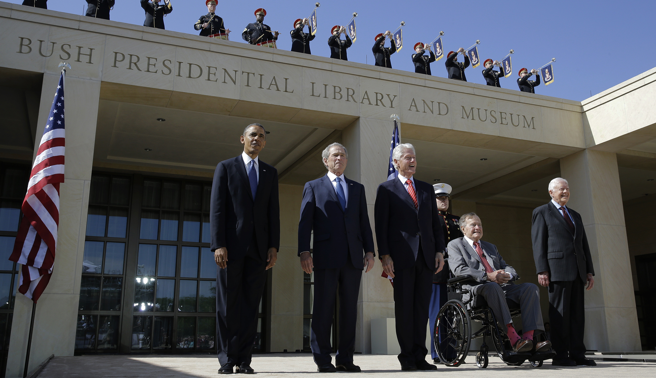 All five living former presidents to attend hurricane relief concert