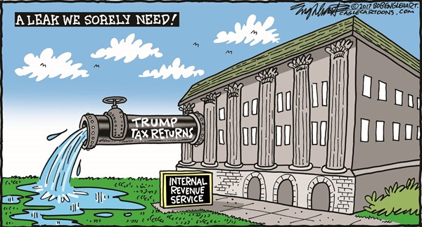 Editorial cartoon: A leak we sorely need