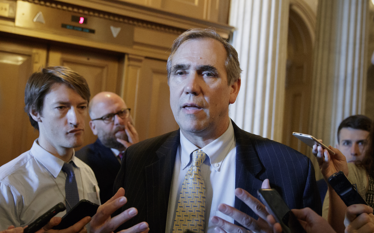 Jeff Merkley says GOP ‘put a knife’ into the heart of republic by ending Supreme Court filibuster