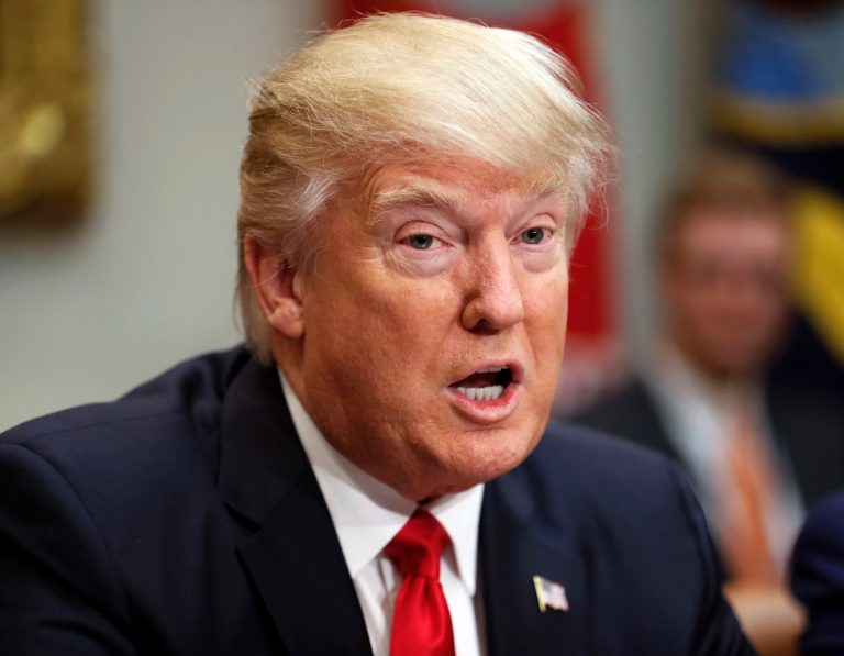 President Trump warned Friday he wouldn't be 