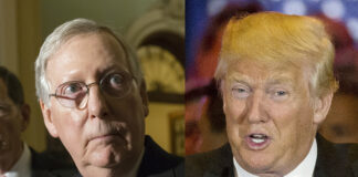 Senate Majority Leader Mitch McConnell and other Senate GOP leaders will meet with Trump Thursday. (AP)