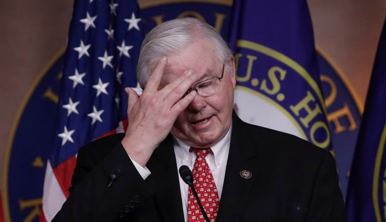 After a nude selfie of Rep. Joe Barton, R-Texas, was leaked online, reactions have fallen in two polarized camps: those who see him as the victim of revenge port and those who see him as a culprit of sexual harassment. (AP Photo/J. Scott Applewhite)