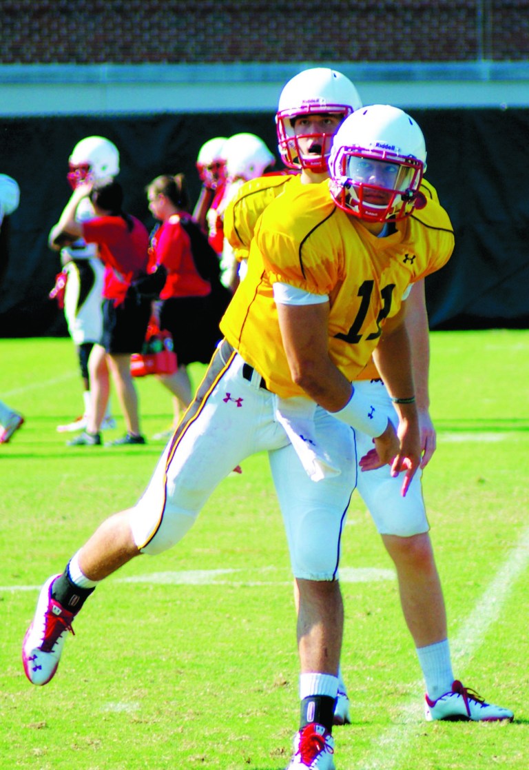Kevin Dunleavy/The Washington Examiner
Freshman Perry Hills was named the Terps' starting quarterback.