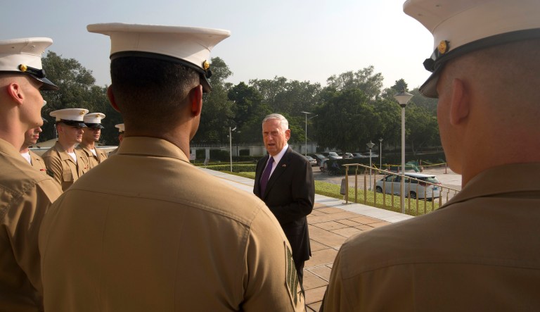 Defense Secretary Jim Mattis has already signed deployment orders for the additional military trainers but has said he would not discuss the details of the timing of troop movements because that information could be useful to the enemy. (AP Photo/Manish Swarup)