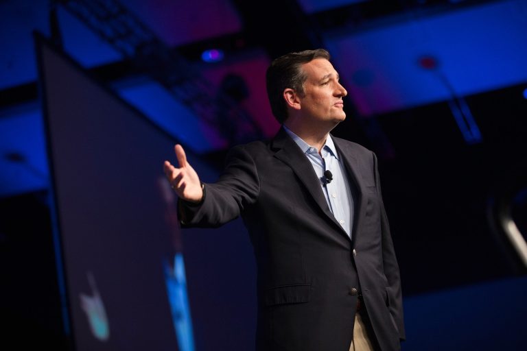 Ted Cruz did very, very well with the Faith and Freedom crowd. (Photo by Scott Olson/Getty Images)