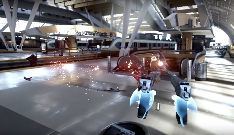 The Oculus virtual reality game 