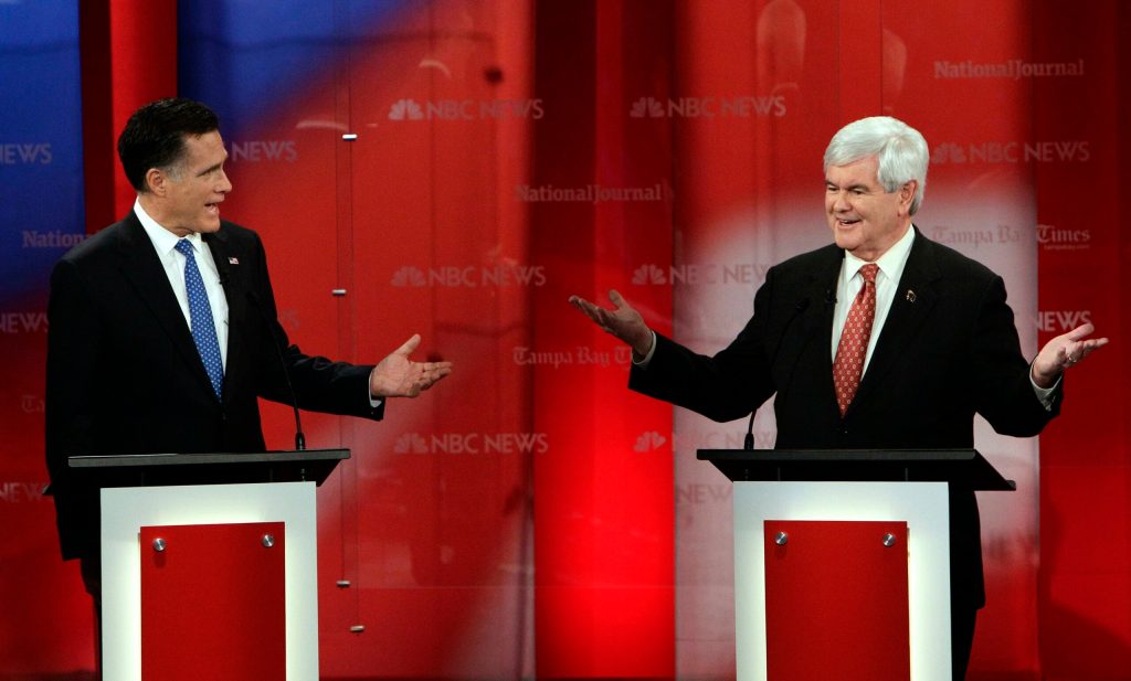 Romney comes out swinging at surging Gingrich