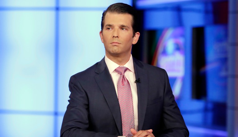 Donald Trump Jr. testified Wednesday to the House Intelligence Committee behind closed doors regarding an eight-person meeting that took place in June 2016 between the Trump campaign and Russian operatives. (AP Photo/Richard Drew)