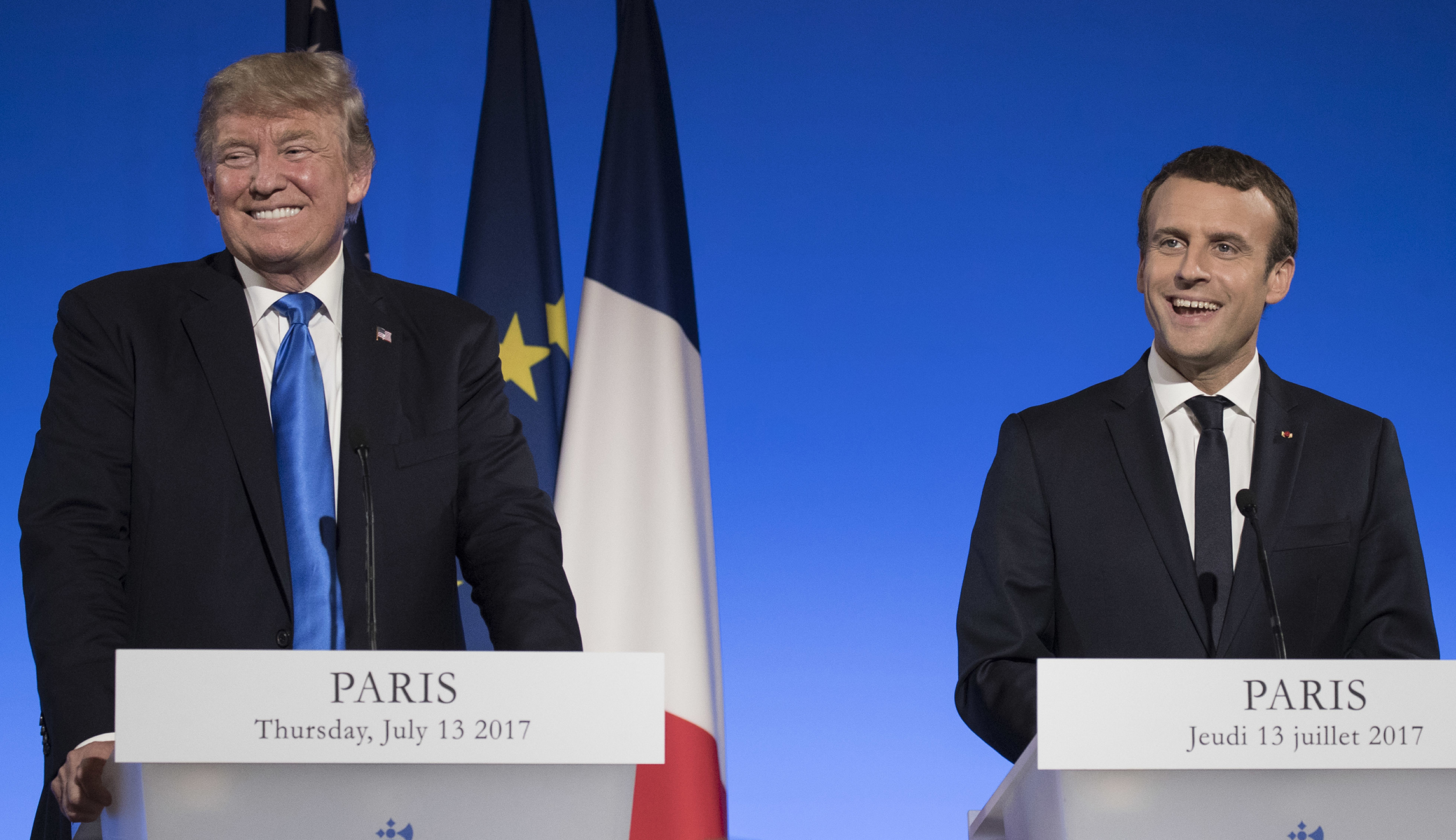 Thank Trump and Emmanuel Macron for increased French defense spending