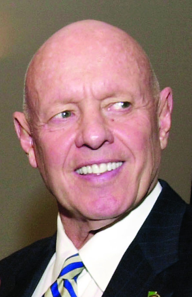 FILE - This Feb. 25, 2003 file photo shows Dr. Stephen R. Covey at a training session at Georgia State University in Atlanta. Covey, the motivational speaker best known for the book 