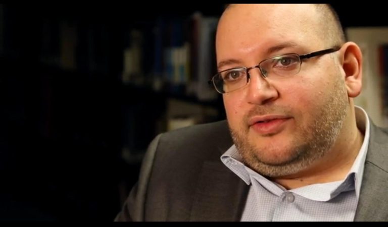 A Nov. 6, 2013, photo shows Jason Rezaian, a Washington Post reporter, at the newspaper in Washington.Â (AP Photo/The Washington Post, Zoeann Murphy)