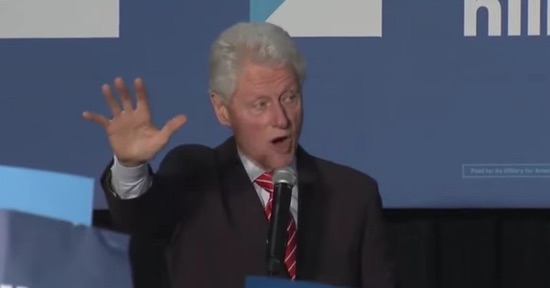 Clinton Campaign Sends Bill Far, Far Away