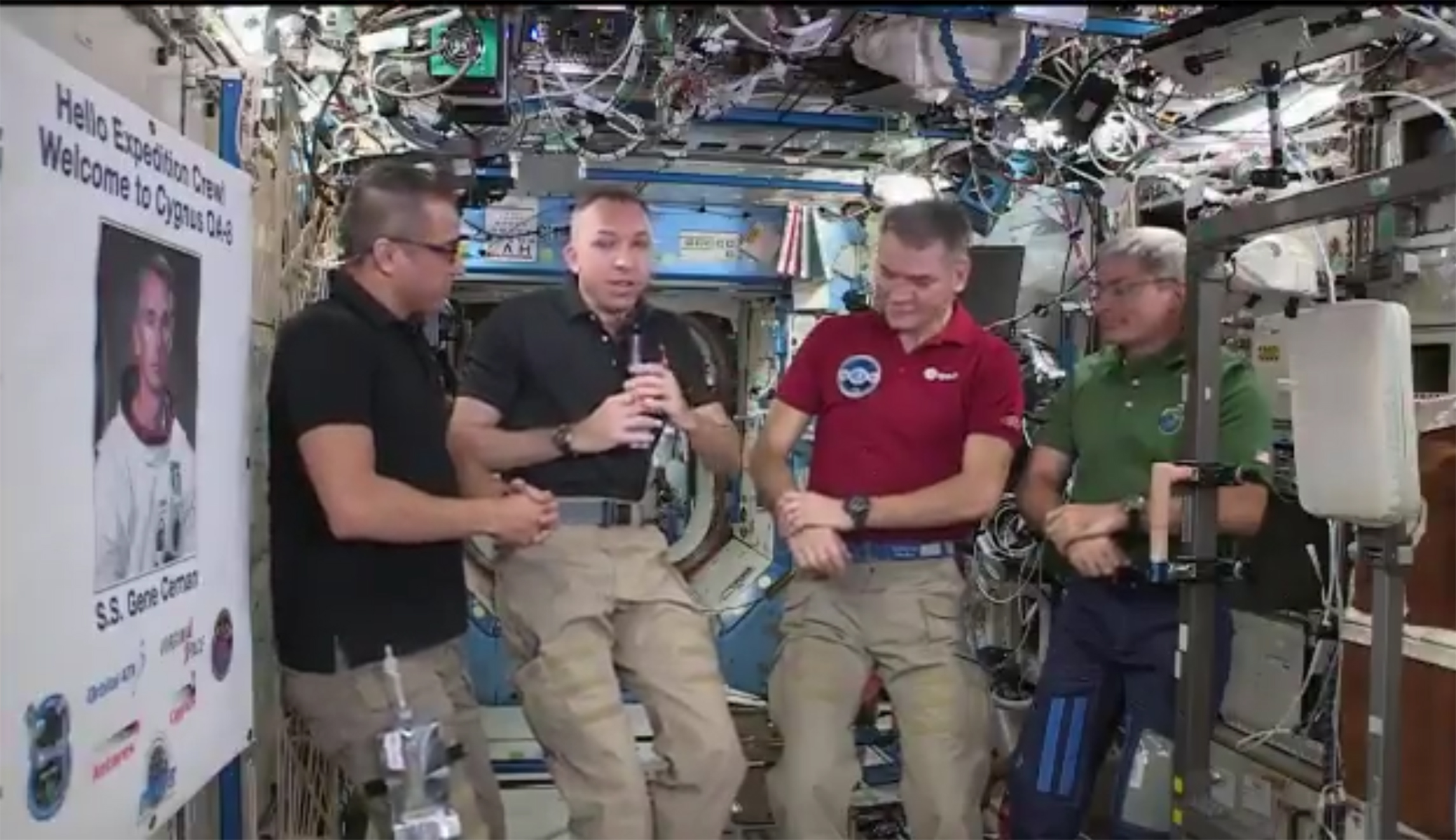 Astronauts send out-of-this-world Thanksgiving message to Earth