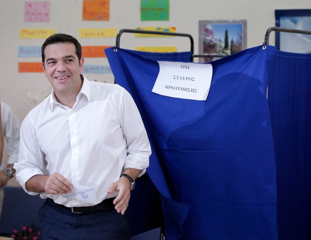 Greek premier poised to return to power
