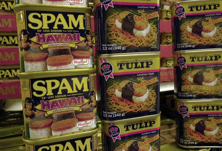 Cans of Spam 