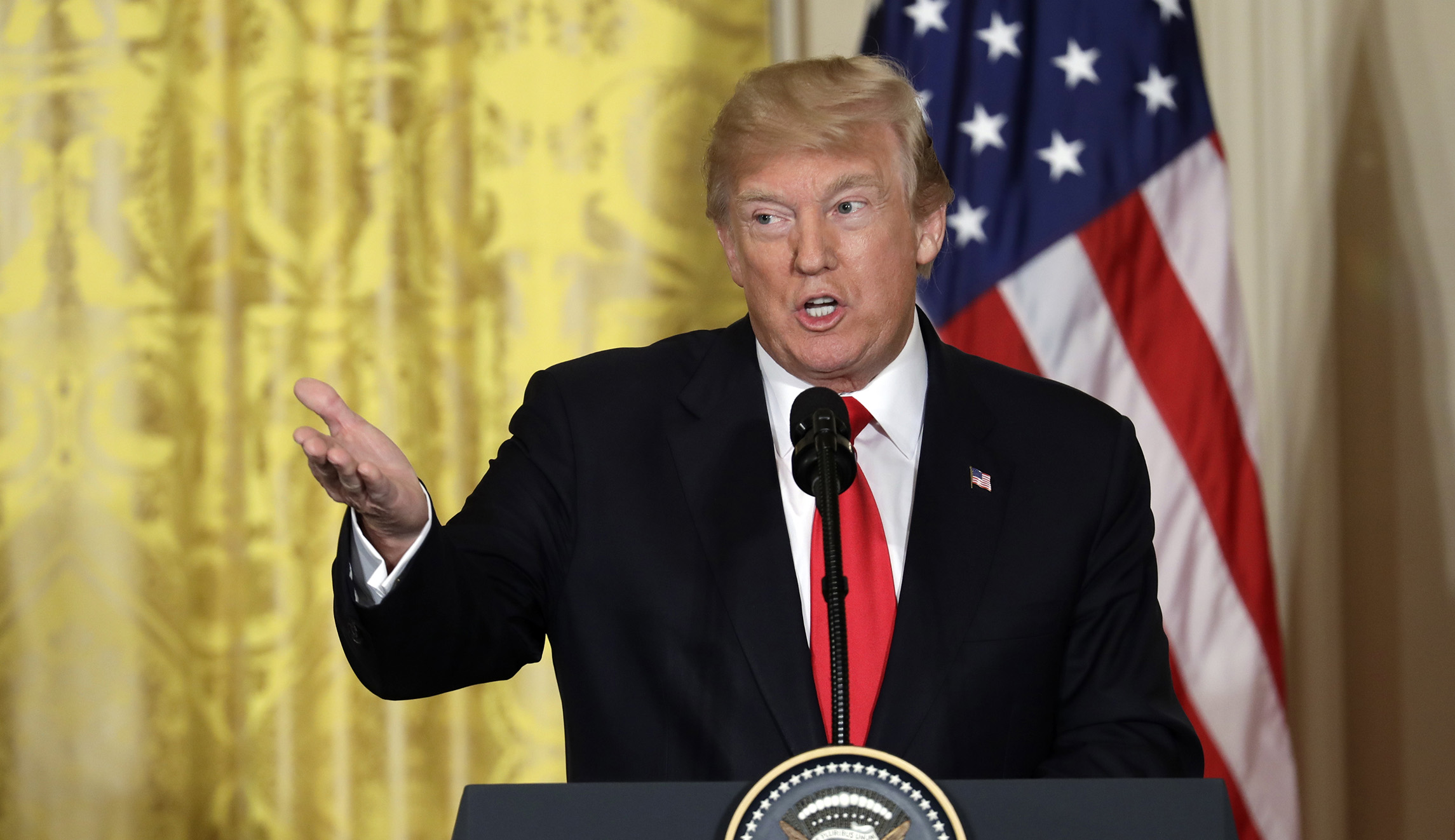 Trump brushes off concerns over looming ‘big-ass fight’