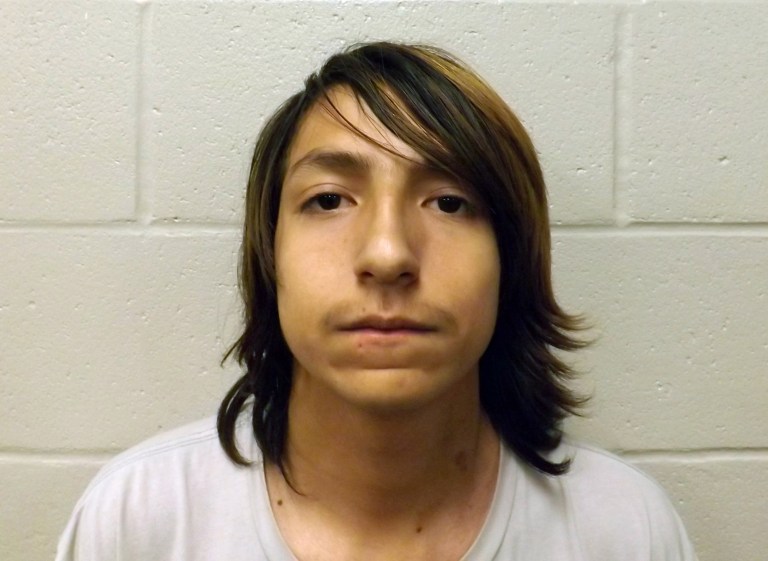   This Dec. 17, 2012 handout photo provided by the Washington County Sheriff's Office shows Sammie Eaglebear Chavez. Chavez is being held in the Washington County Correctional Center on $1 million bail on a charge of planning to perform an act of violence for what police allege was a plan to shoot and kill students at Bartlesville High School. (AP Photo/Washington County Sheriff's Office)  