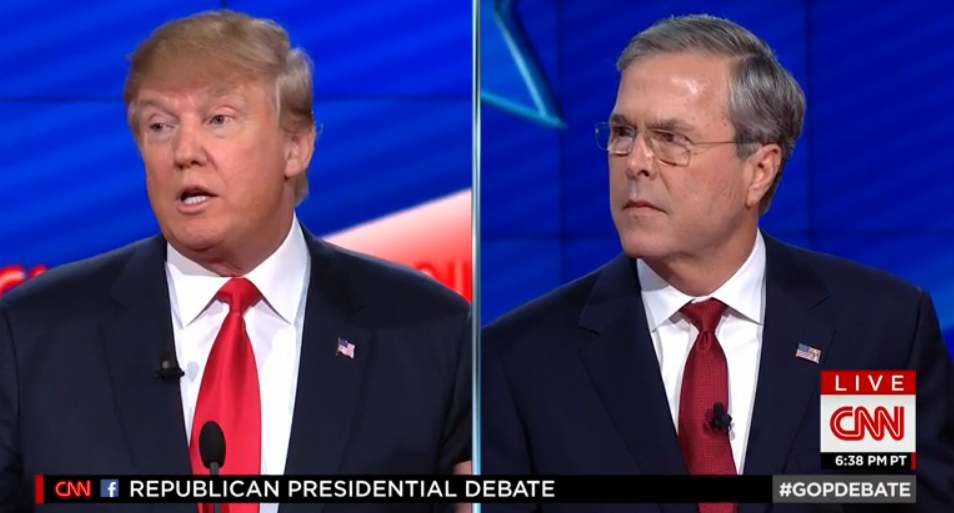 Bush: ‘Donald, I’ll take you on one-on-one in a debate’