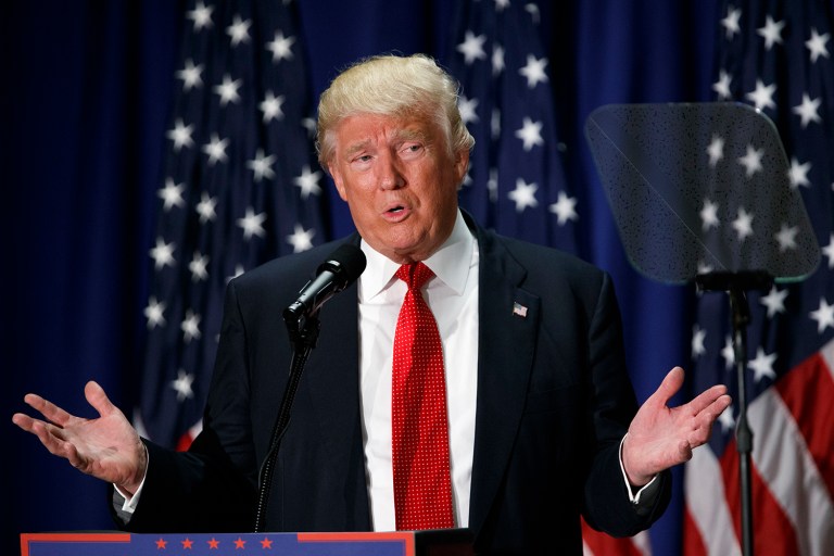 Trump can move the U.S. embassy to Israel to Jerusalem under current law. (AP Photo/Evan Vucci)