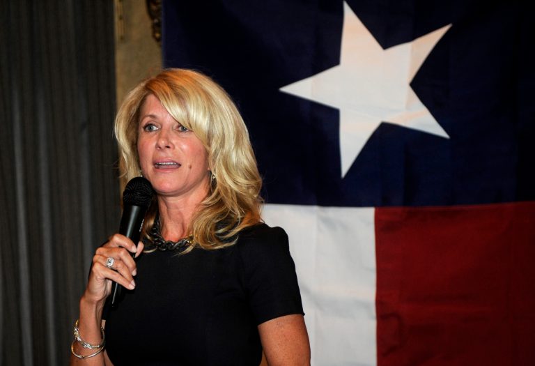 Texas State Senator Wendy Davis, famous for her 12-hour filibuster attempt against an anti-abortion rights bill, said Monday she still is mulling a run for governor but has ruled out any other state-wide office. (AP/Nick Wass)