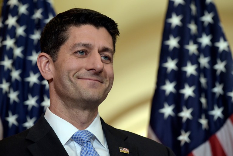The political nonprofit group aligned with House Speaker Paul Ryan is targeting conservative holdouts with television ads urging them to support the party's legislation to repeal and replace Obamacare. (AP Photo/Susan Walsh)