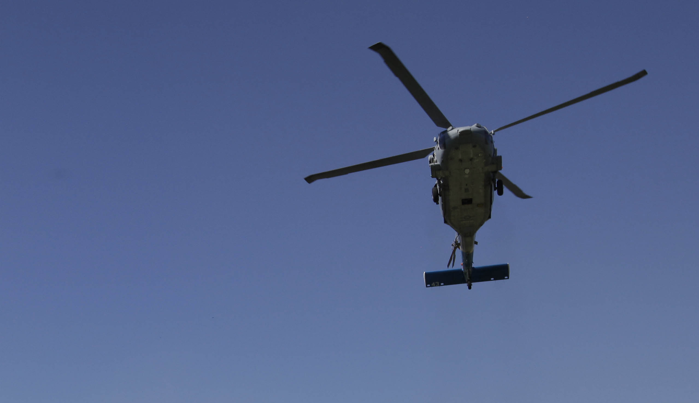 Navy says Iranian ship shined laser at US helicopter flying over international waters