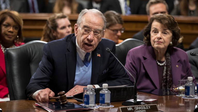Former FBI director James Comey agreed to testify before the Senate Intelligence Committee. Judiciary Committee Chairman Chuck Grassley and ranking member Dianne Feinstein are now asking, why not appear before our committee too? (AP Photo/J. Scott Applewhite)