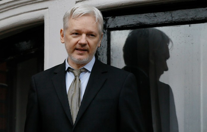 The source "is a diversion that's being pushed by the Hillary Clinton campaign," Julian Assange said. (AP Photo/Kirsty Wigglesworth, File)