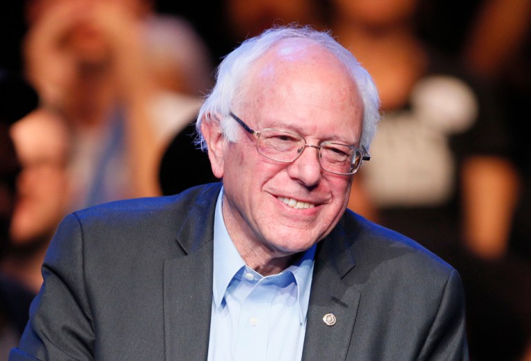 According to a Bloomberg/Saint Anslem poll conducted in New Hampshire following last week's debate Sen. Bernie Sanders is the first choice of 41 percent of voters whereas Hillary Clinton is the first choice of only 36 percent. (AP Photo/Danny Moloshok)