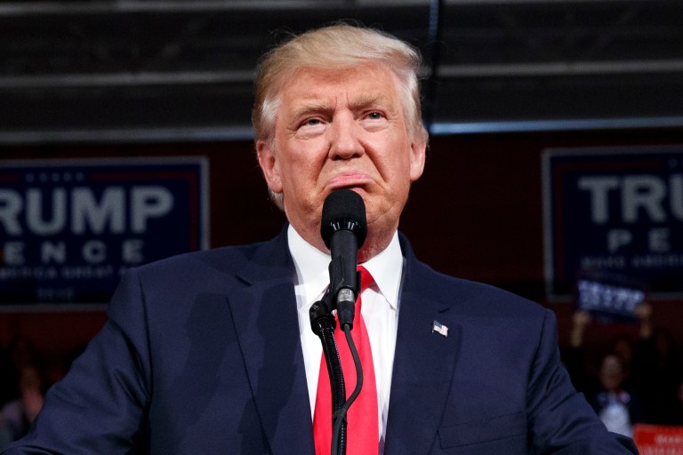 The national media have carried the Democrats' message that Donald Trump's comments were some form of actual sexual assault in themselves OR an account of Trump making unwanted advances on a reluctant women. (AP Photo)