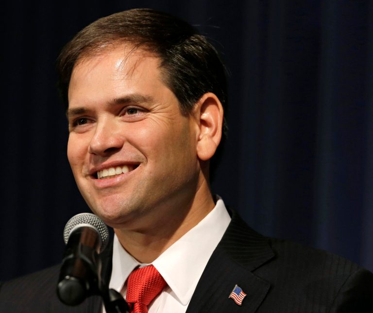 Sen. Marco Rubio, R-Fla. speaks in Altoona, Iowa, last year. (AP Photo/Charlie Neibergall. File)