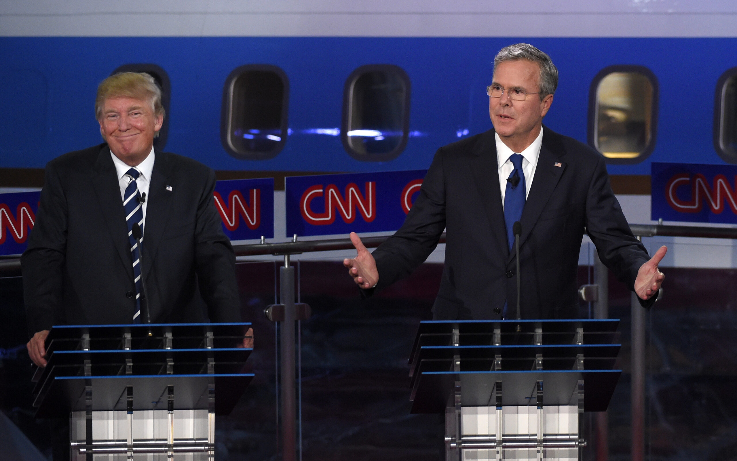 The huge difference in Bush and Trump reacting to bad polls