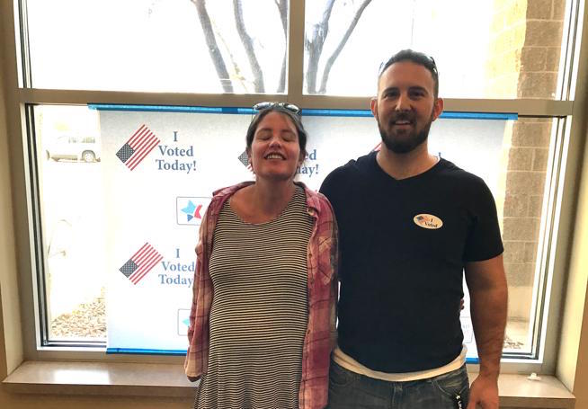 Colorado woman casts ballot while in labor