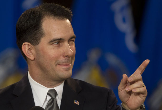 Wisconsin Gov. Scott Walker. AP Photo