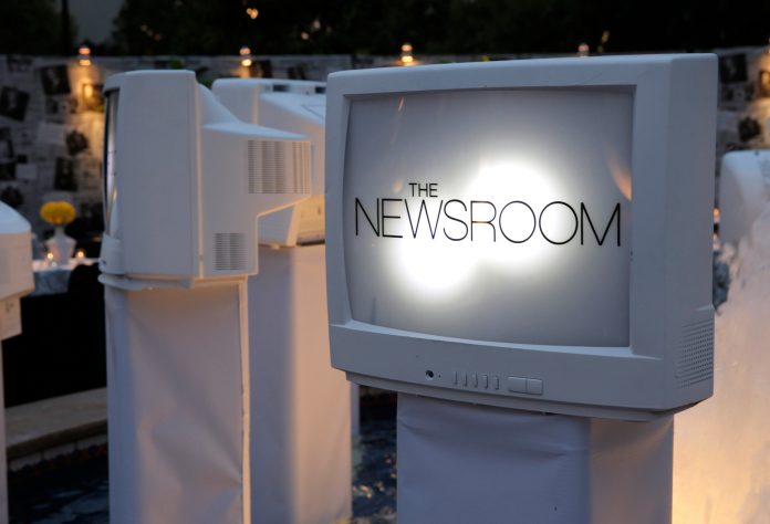 Atmosphere at the after party for the season 2 premiere of "The Newsroom" at the Paramount Theater on Wednesday, July 10, 2013 in Los Angeles. (Photo by Todd Williamson/Invision/AP)