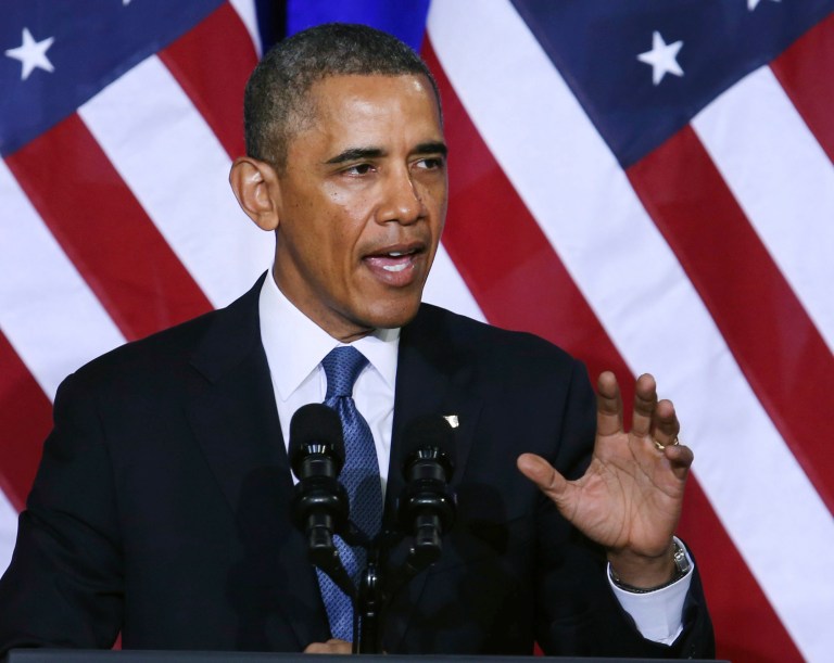 The more evidence that rolls in condemning Obamacare, the more entrenched Obama becomes. (Getty Images File)