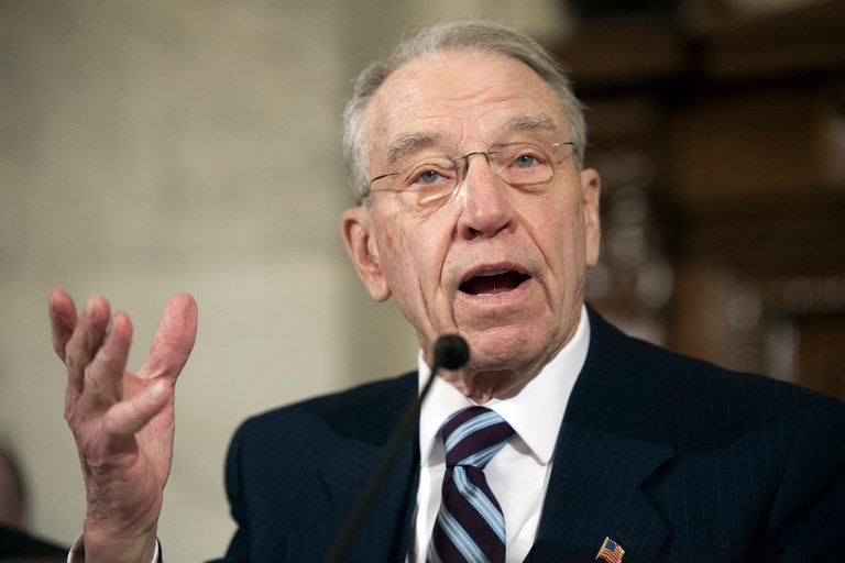 Senate Judiciary Committee Chairman Sen. Chuck Grassley, R-Iowa, critiqued his Democratic colleagues for calling for a special counsel to investigate possible ties between the Trump administration and the Russian government. (AP Photo/Cliff Owen)