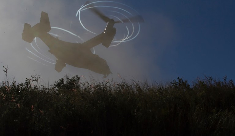 The military reported that a 