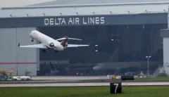 Wing detaches from aircraft as two planes collide on runway at LaGuardia Airport