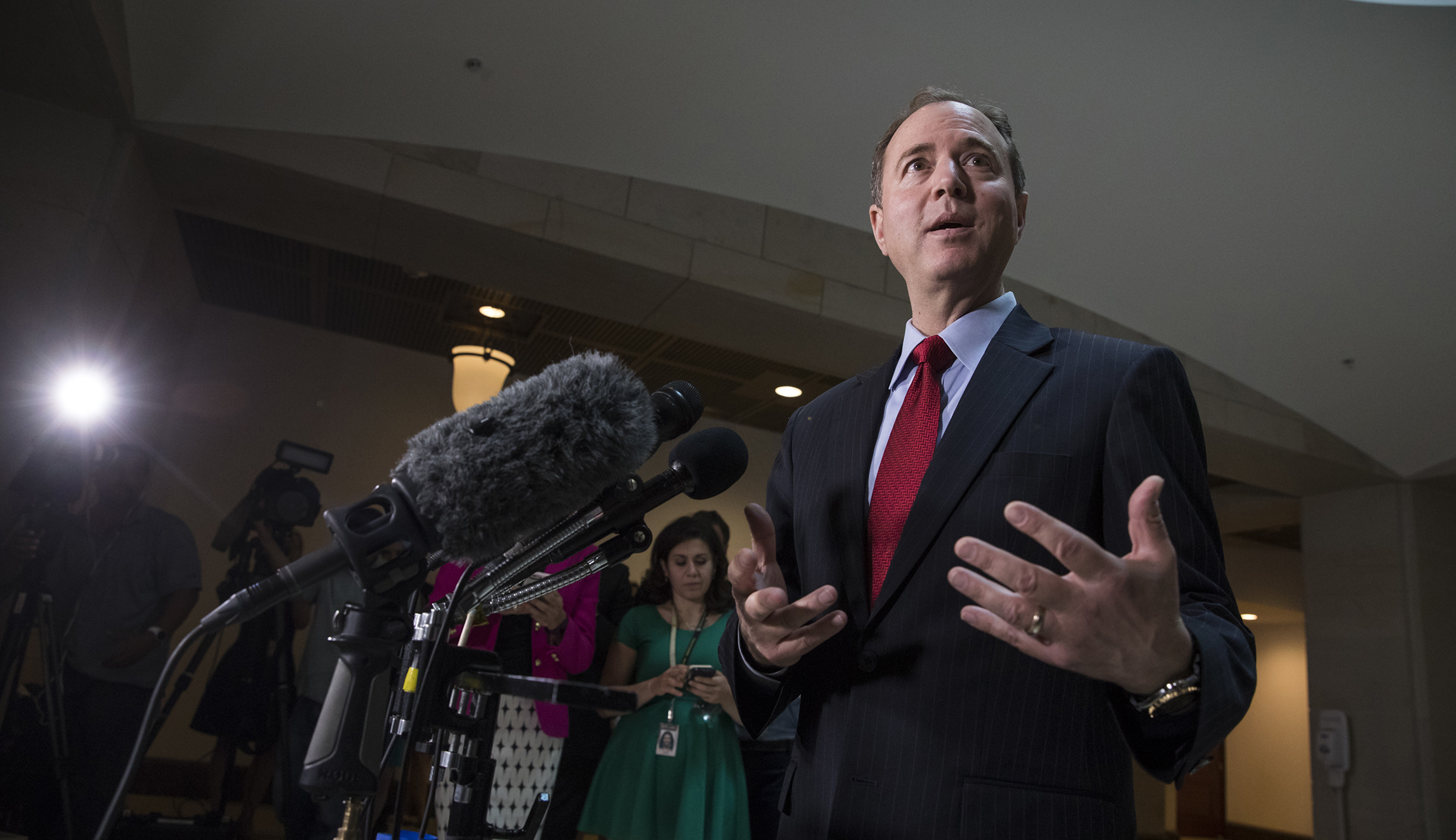 White House tracking Adam Schiff and Mark Warner’s TV time