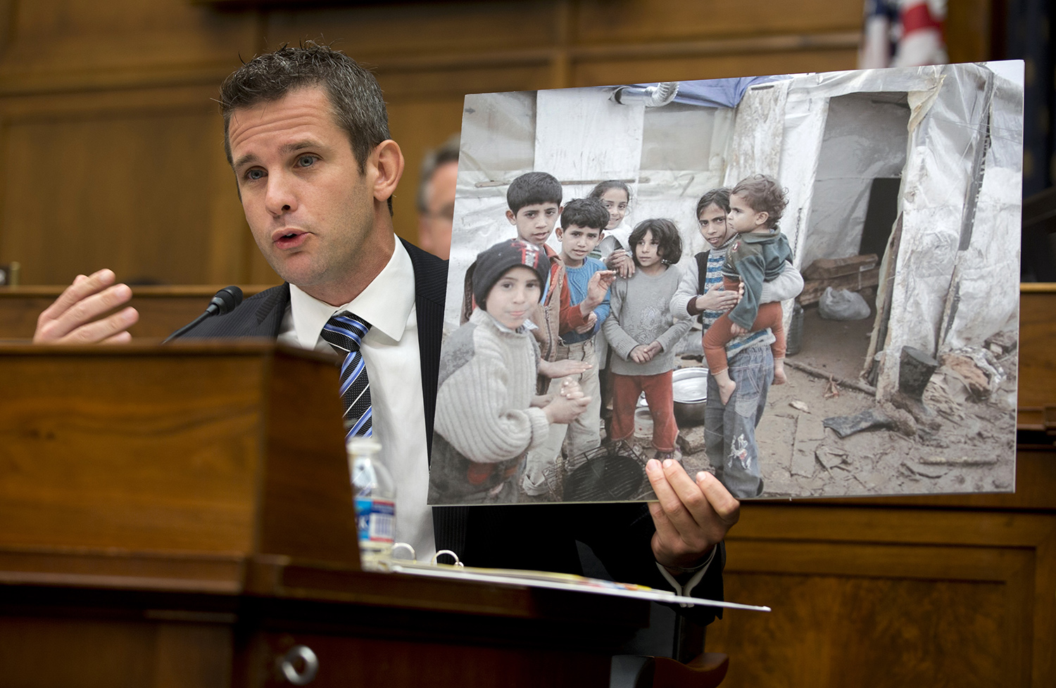 Adam Kinzinger urges Trump to strike Assad regime now