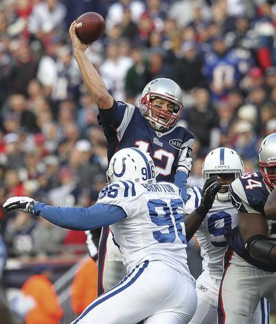 Jim Rogash/Getty Images
New England Patriots quarterback Tom Brady has the second-best passer rating(105.9)in the league this season.