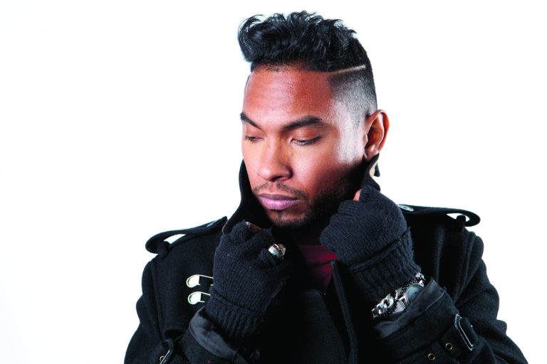 In this Friday, Jan. 4, 2013 photo, American recording artist, songwriter and producer, Miguel, poses for a portrait, in New York. Miguel is nominated for five Grammy Awards, including song of the year for his No. 1 R&B hit, 