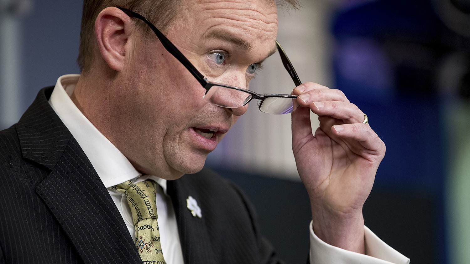 OMB Director Mick Mulvaney plays down shutdown talks