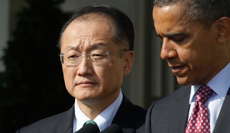 World Bank President Jim Yong Kim was picked by former President Barack Obama to lead the international lender back in 2012. (AP Photo/Charles Dharapak)