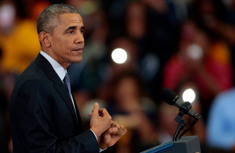 According to 34 percent of Republicans, Obama poses the most imminent threat to the U.S. (AP Photo)